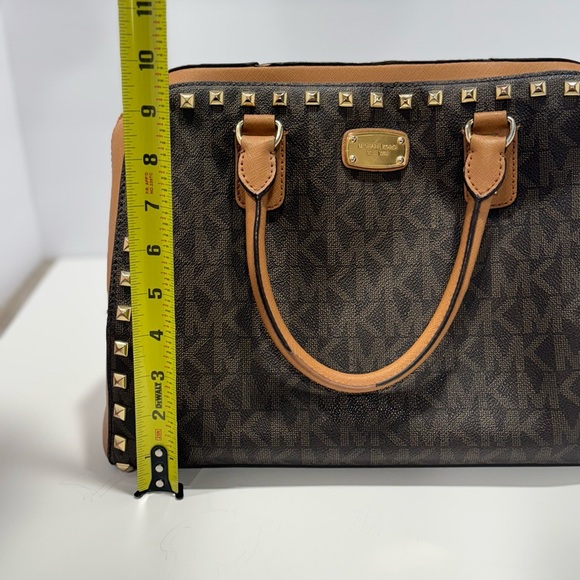 Michael Kors Brown Studded Women's Bag - Picture 10 of 10